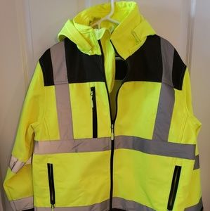 Kwiksafety class 3 soft shell safety jacket